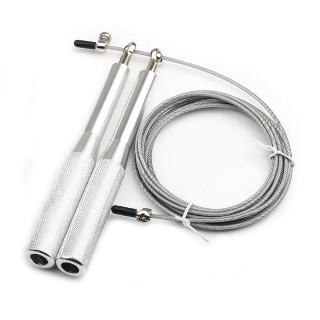 Metal Speed Rope - Knurled Aluminum Grip