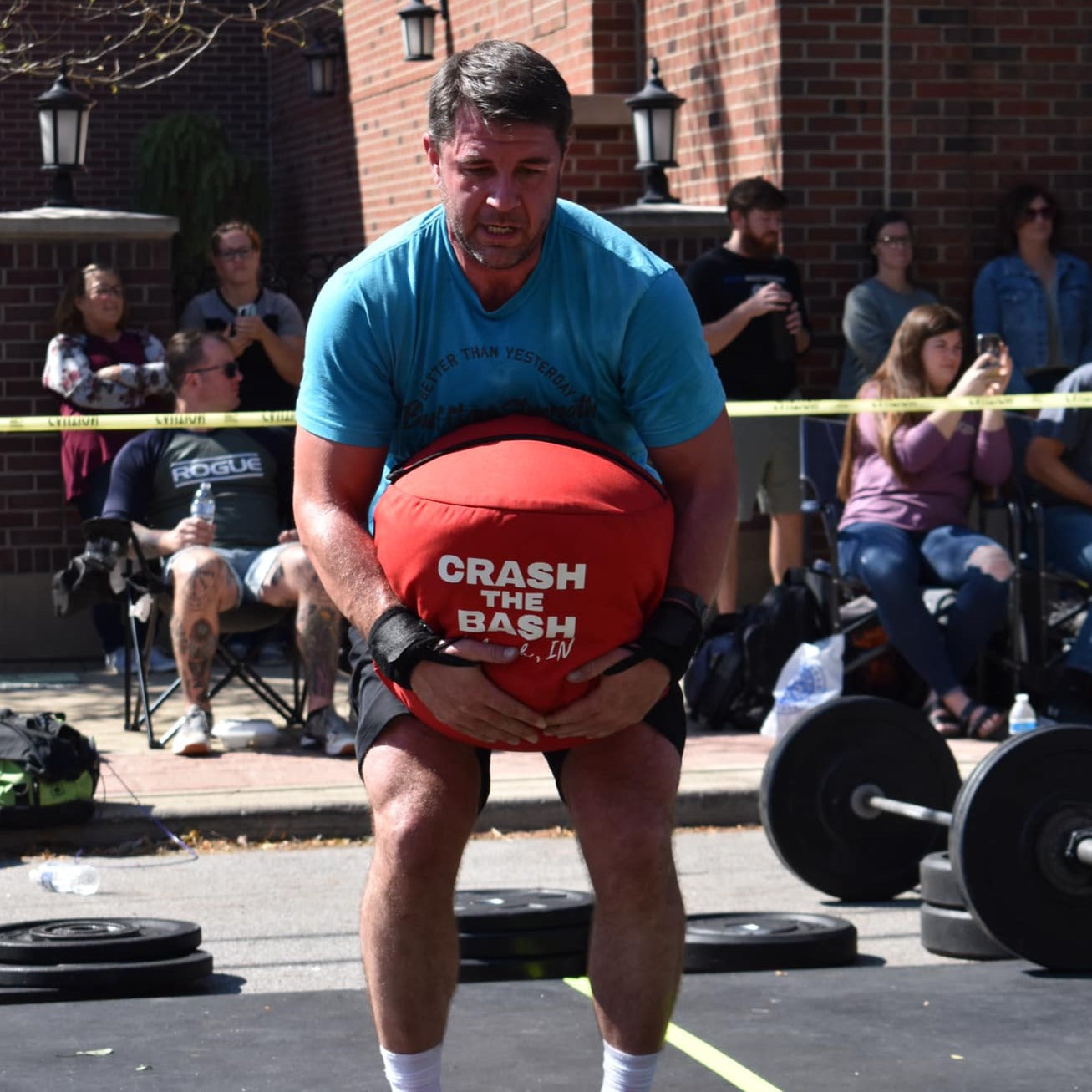 Strongman 2025 sandbag deadlift